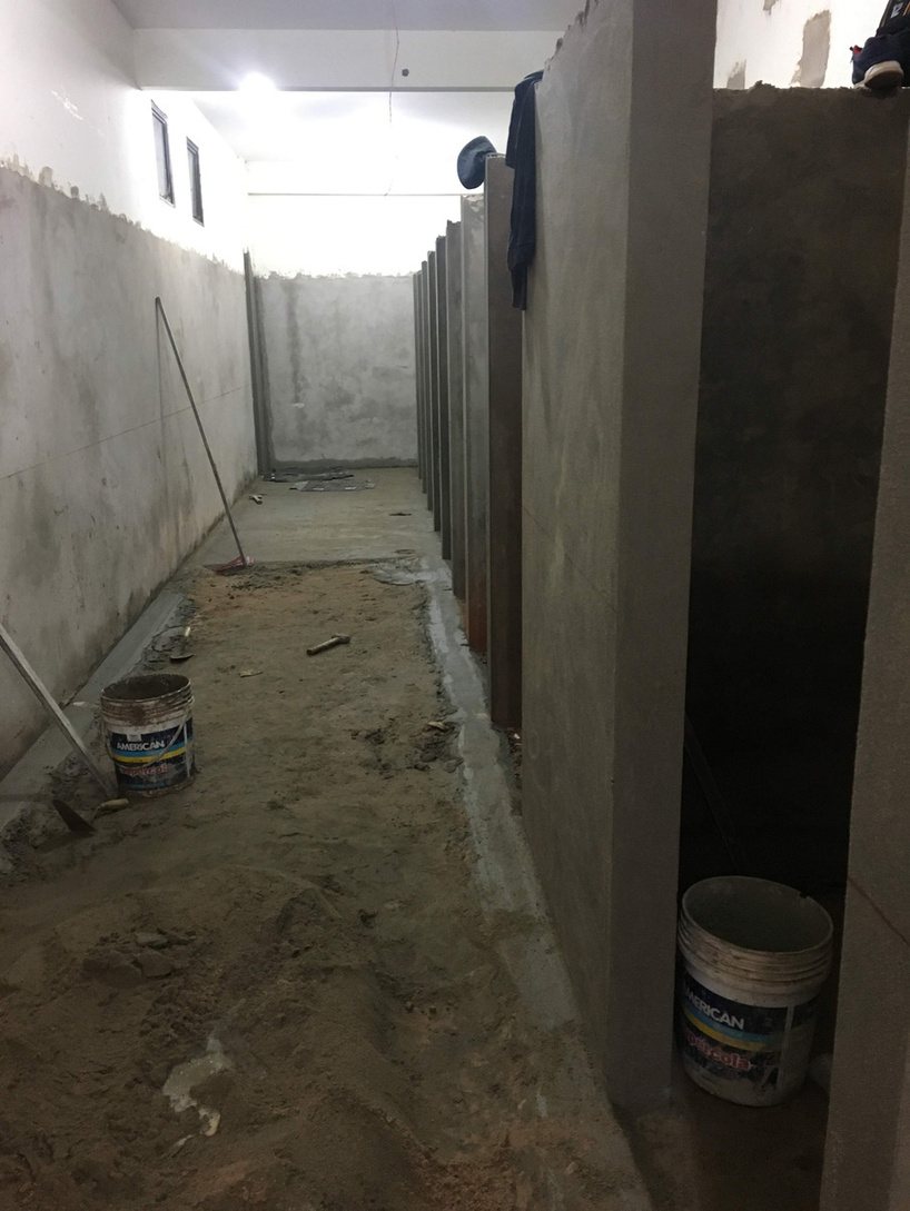 Refacción interior en obra gruesa